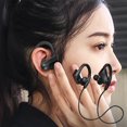 thumbnail image 1 of Auriculares intraaurales Bluetooth deportivos Lingouzi, caja de almacenamiento, color negro, 1 of 7