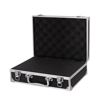 Aluminum Alloy Display Case Equipment Suitcase Lightweight Black Small Buckle