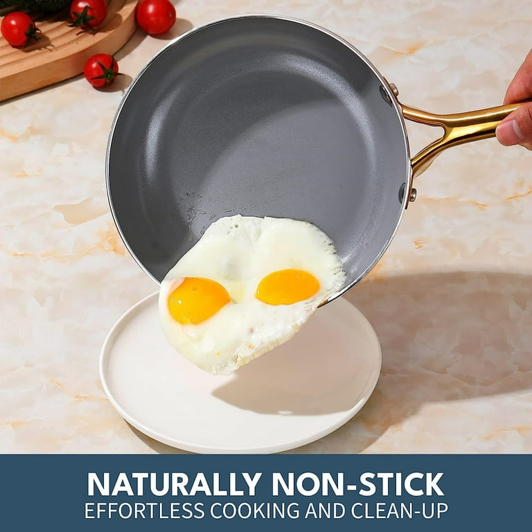  Nonstick Cookware Set Non Toxic 100% PFOA Free