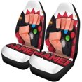 thumbnail image 1 of ABPHQTO Juego de 2 fundas para asientos de coche, Gamepad, Protector universal para asientos delanteros de coche, apto para coche, SUV, sedán, camión, 1 of 4
