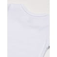 thumbnail image 2 of Luvable Friends Cotton Bodysuits 8Pk, White, 0-3 Months, 2 of 4