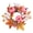 Pink, variant on Small Mini Fall Wreath,Pillar Candle Rings with Pumpkin Berry & Maple Leaf,7.48 inch Mini Candle Ring Wreaths,Small Pumpkin Wreath for Halloween Autumn Harvest Tabletop Home Decorations,Pink