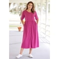 thumbnail image 2 of Woman Within Plus Size Short-Sleeve Button-Front Pocket Dress (Petite Available), 2 of 6