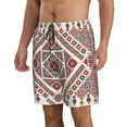 thumbnail image 2 of Logiee Fashion Tatreez2 Print Mens Swim Trunks Quick Dry Board Shorts,Breathable Hawaii Beach Shorts Swimwear Bathing Suits-3X-Large, 2 of 6