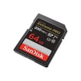 thumbnail image 2 of SanDisk Extreme Pro - Flash memory card - 64 GB - Video Class V30 / UHS-I U3 / Class10 - SDXC UHS-I, 2 of 3