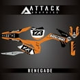 thumbnail image 3 of Attack Graphics Custom Renegade Complete Bike Graphics Kit for KTM 250 SX-F 2014, 3 of 3