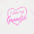 thumbnail image 4 of Inktastic I Love My Grandpa in Pink Chalk Heart Boys or Girls Baby T-Shirt, 4 of 5