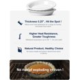 thumbnail image 3 of LE TAUCI 9" Ceramic Pie Pans, 36 OZ Pie Plate, Set of 2 Baking Dish for Pumpkin Pie, White, 3 of 9