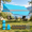 Blue-Octagonal, variant on Octagonal Green Waterproof Camping Tarp for Hammock and Tent Use