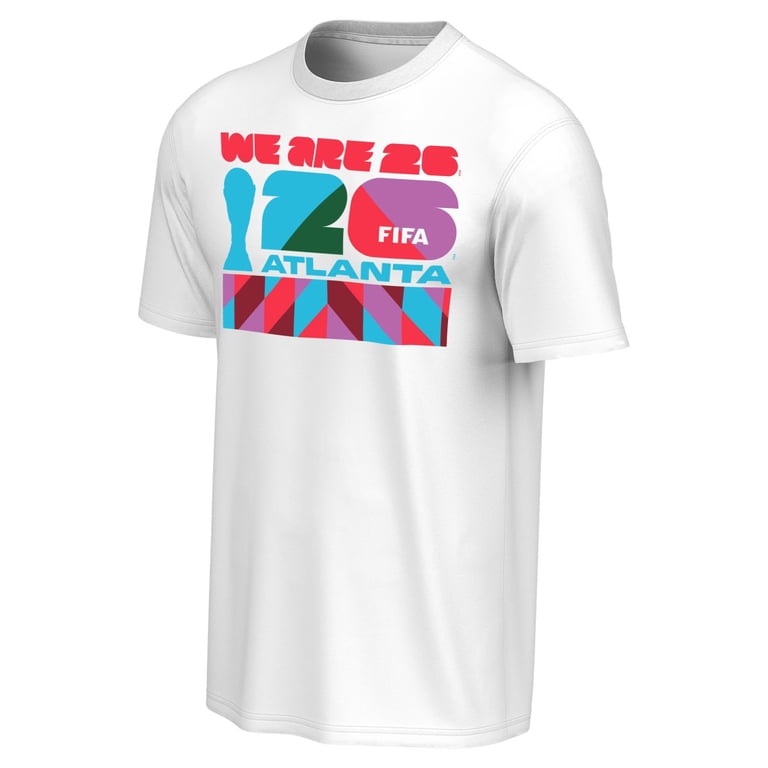 FIFA World Cup 2026 Men's White Host City Block Tee - Atlanta