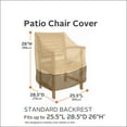 thumbnail image 2 of Classic Accessories Veranda Water-Resistant Patio Chair Cover, 2 of 6