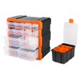 thumbnail image 2 of F-156D Portable Plastic Tool Parts Box Suitcase Electrician Tool Box & Drawer PP+PS Parts Storage Box, 2 of 8