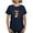 Navy, variant on - Beagle Women's Dark T Shirt - Women's Traditional Fit Dark T-Shirt