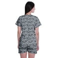 thumbnail image 4 of Moomaya T-Shirts à Manches Courtes pour Femmes Ensemble de Pyjama en Coton Doux Col Rond, 4 of 6