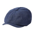 thumbnail image 5 of Tnobhg Men Autumn Winter Classic Herringbone Pattern Octagonal Hat Extended Brim Beret Hat Newspaper Painter Hat Fashion Accessories, 5 of 8