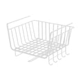 thumbnail image 1 of Kitchen Cabinet Hanging Shelf Cabinet Door Organizer under Cabinet Shelf Basket white, 1 of 7