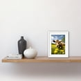thumbnail image 2 of Buttercup the Cow Photo Meadow Flowers Photograph Countryside Animal Spring Field Artwork Framed Wall Art Print 9X7 Inch, 2 of 5