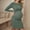 Green, variant on ZZwxWA Women's Maternity Twist Front Long Sleeve Round Neck Bodycon Dress Womens Solid Color Tight Fitting Pregnant Clothing