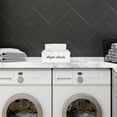 thumbnail image 5 of AuldHome Design Dryer Sheet Dispenser; Countertop Rustic White Fabric Softener Sheet Holder for Laundry Room, 5 of 9