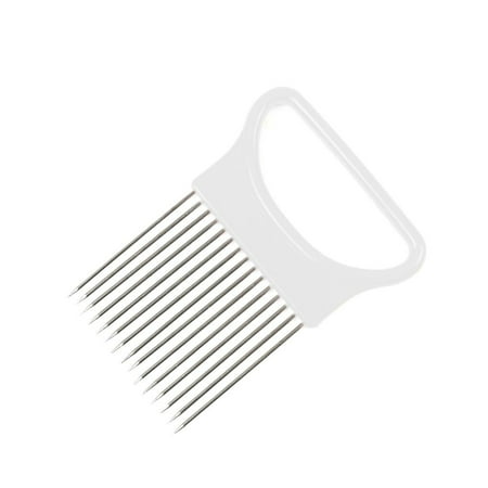 

Hot Sale Stainless Steel Tomato Onion Holder Cutter Vegetable Fruit Handy Slicer Potato Slicer Cutte