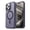 Darkpurple, variant on Frosted Translucent Case for iPhone 15, Luxury Ultra Slim TPU + PC Protective Anti-Fingerprint Anti-Scratch Lightweight Drop Protective Phone Case for iPhone 15, Gray