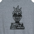 thumbnail image 3 of Instant Message - Stack Of Books With Plant - Women's Racerback Tank Top, 3 of 6