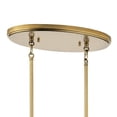 thumbnail image 4 of 52315BNB Kichler Lighting Nye - 8 light Oval Chandelier - with Transitional inspirations - 14.5 inches tall by 16.75 inches wide-Brushed Natural Brass, 4 of 7