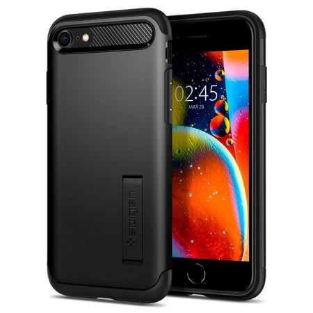 Spigen ACS00886 iPhone SE (2020) Case Slim Armor - Black