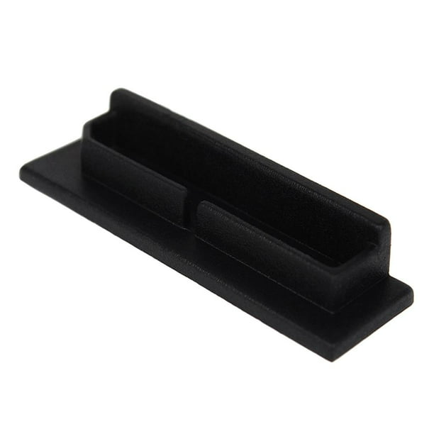 Tapa a Prueba de Polvo Del Casquillo de cubierta Del Silicón de Carga de Negro