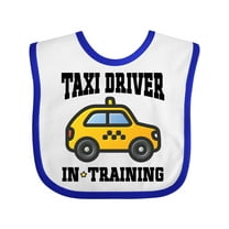 Inktastic Taxi Driver in Training Boys or Girls Baby Bib