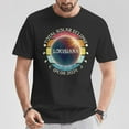 thumbnail image 2 of Louisiana Total Solar Eclipse April 8th 2024 Retro Vintage T-Shirt – Commemorative Eclipse Event Shirt, Vintage Style Astronomy Tee, Space Lover Gift, Louisiana Solar Eclipse Celebration, 2 of 3