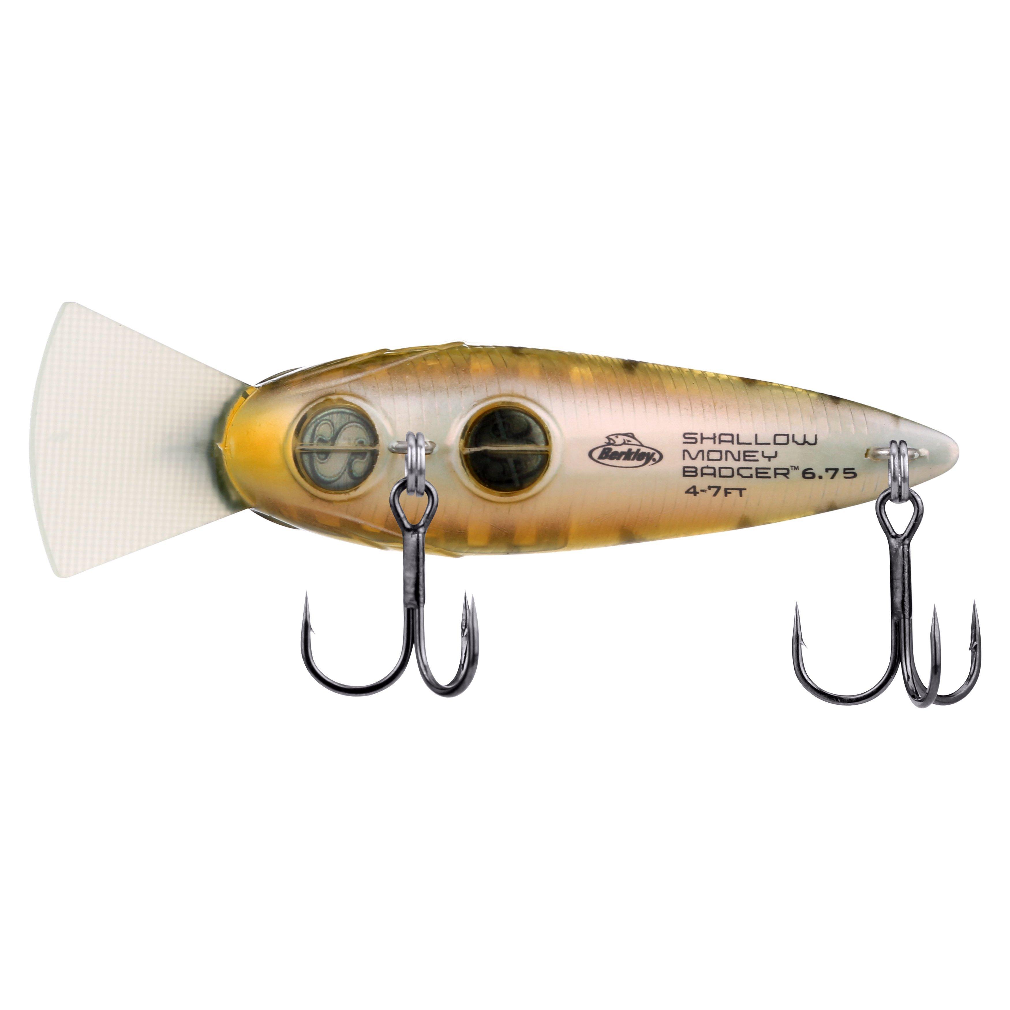 Berkley Shallow Money Badger Fishing Crankbait, 2.75 in, Hybrid Baitfish-Crayfish
