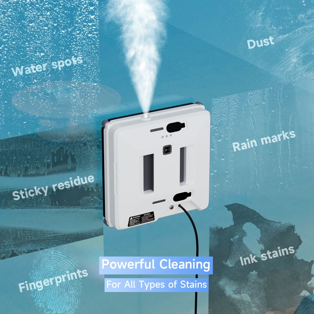 Window Cleaning Robot with Smart Path Planning & Mini Vacuum Function