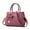 pink, variant on Purses and Handbags for Women Fashion Ladies PU Leather Top Handle Satchel Shoulder Tote Bags Plum Bow Crossbody Bag