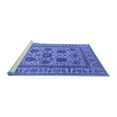 thumbnail image 2 of Ahgly Company Machine Washable Indoor Rectangle Oriental Blue Traditional Area Rugs, 2' x 5', 2 of 4