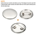 thumbnail image 4 of Unique Bargains 0.98inch Blank Button Making Supplies,50Pcs Badge Parts for Button Maker Machine, 4 of 5