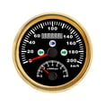thumbnail image 1 of Waterproof 85mm 0-200km/h GPS Speedometer 0-8000RPM Tachometer Rotating Speed Indication Light Red Backlight For Car Marine 12V ,Universal Compatibility, 1 of 7