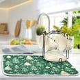 thumbnail image 5 of Christmas Trees Dish Drying Mat for Kitchen Counter, Super Absorbent Reversible Dish Drainer Rack Pad Coffee Bar Mat, 18 x 24 inch, 5 of 7