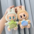 thumbnail image 4 of Mini ropa de muñeca de felpa, accesorios para traje, Kpop, Exo, Labubu, V1, V2, Idol, muñecas sentado, fiesta, Tortuga, bolsa de la suerte, mochila, 4 of 5