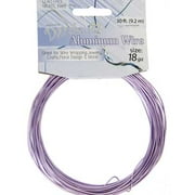 Dazzle It Aluminum Wire 18ga Rnd 30ft Purple