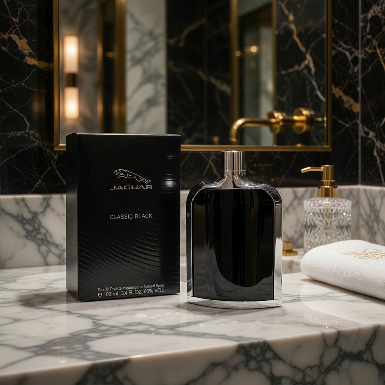 Jaguar Classic Black for Men 3.4 oz EDT men's fragrance - Walmart.com