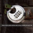 thumbnail image 1 of Stainless Steel 4-Dial Combination Lock Padlock,  for Gym, , Toolbox, Suitcase and More, 1 of 7