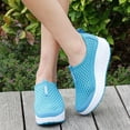 thumbnail image 5 of Babysbule Womens Shoes Fashion Women Shoes Women Loafers Breathable Air Mesh Swing Wedges Shoe, 5 of 7