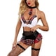 thumbnail image 3 of Disfraz de colegiala para mujer, disfraz de colegiala traviesa, lencería para estudiantes, uniforme a cuadros, con corbata, minifalda, 3 of 4