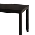 thumbnail image 6 of Castle Place Classic Rectangle Wooden Indoor Dining Table, Black, 6 of 7
