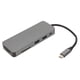 thumbnail image 1 of USB C Hub 8 en 1 USB C a 2 USB3.0 XQD MS CF Tarjeta de almacenamiento Lector de tarjetas de memoria USB C Splitter para teclados Impresoras, 1 of 12