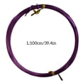 thumbnail image 3 of serony Craft Wires DIY Handicrafts Braided Thread Good Flexibility Durable Shiny Jewelry Lines Exquisite Design for Sculpturing Purple, 3 of 5