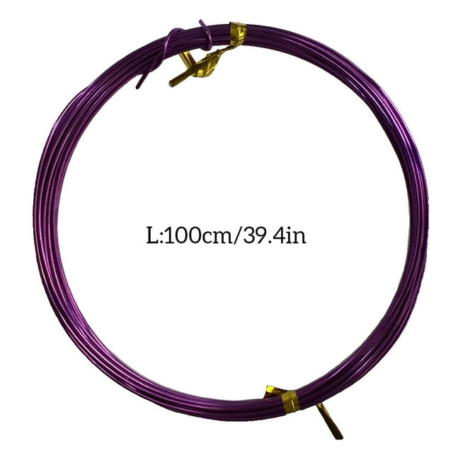Craft Wires DIY Handicrafts Braided Thread Glossy Jewelry Lines Good Flexibility Durable Shiny Jewelry Lines Exquisite Design for Sculpturing Purple