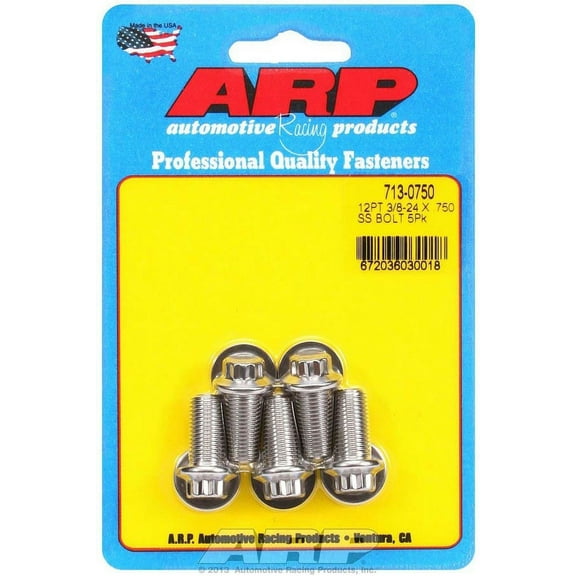 S/S Bolt Kit - 12pt. (5) 3/8-24 x .750