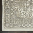 thumbnail image 4 of Nourison Silken Weave Floral Ivory Beige 2'2" x 7'6" Area Rug, (2x8), 4 of 7
